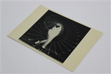 1938 Bobby Jones High Speed Swing Study MIT Edgerton Strobe Driver Postcard
