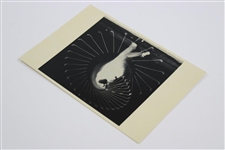 1938 Bobby Jones High Speed Swing Study MIT Edgerton Strobe Driver Postcard