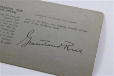 Bobby Jones 'Addressing the Ball for a Mashie Pitch' Keystone Stereoscope Photo