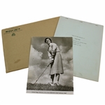 1951 Louise Suggs MacGregor Promotional Packet Photo