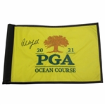 Phil Mickelson Signed 2021 PGA Championship At Kiawah Course Flown Flag JSA ALOA