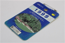 Jose Maria Olazabal Signed 1999 Masters Tournament SERIES Badge #R12391 JSA ALOA