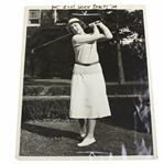 Glenna Collett 1936 Press Photo
