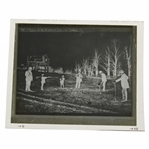 1888 Negative Of Golfers At St. Andrews Golf Club