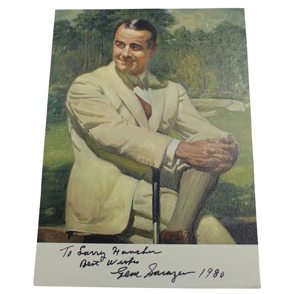 Gene Sarazen Signed 1980 Photo JSA ALOA