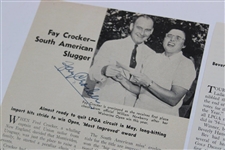 Lot Of LPGA Players Signed News Articles And Photos JSA ALOA