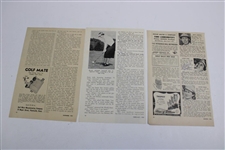 Lot Of LPGA Players Signed News Articles And Photos JSA ALOA