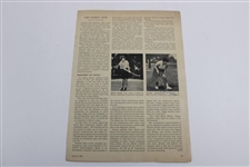 Lot Of LPGA Players Signed News Articles And Photos JSA ALOA