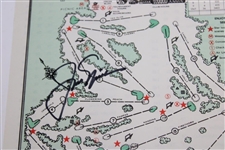 Jack Nicklaus Signed 1986 Masters Saturday Pairing Sheet PSA FULL #AD04069