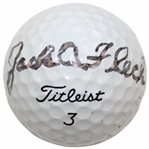 Jack Fleck Signed Titleist 3 Logo Golf Ball JSA ALOA