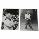 Joe Dimaggio 1979 Post Swing & Carrying A Golf Club Wire Photos