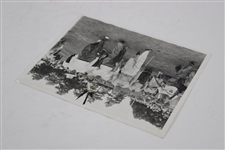 Bobby Jones, Craig Wood & Ed Dudley 1942 Hale America Open Wire Photo