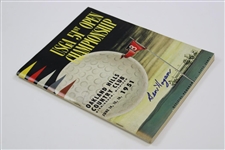 Ben Hogan Signed 1951 US Open at Oakland Hills CC Program w/Pairing Sheet JSA ALOA