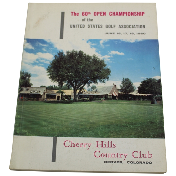 Arnold Palmer Signed 1960 US Open at Cherry Hills Official Program JSA ALOA