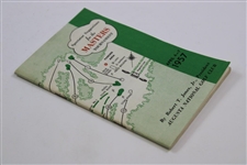 1957 Masters Tournament Spectator Guide