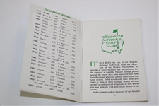 1957 Masters Tournament Spectator Guide