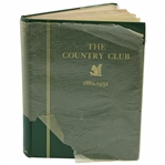 1932 The Country Club 1882-1932 1st Edition Book by Frederic Curtiss & John Heard
