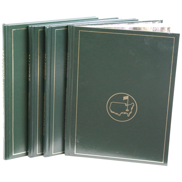 1978 (First Forty Years), 1995, 2000 & 2004 Masters Tournament Green Annual Books