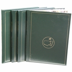 1978 (First Forty Years), 1995, 2000 & 2004 Masters Tournament Green Annual Books