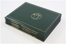 1978 (First Forty Years), 1995, 2000 & 2004 Masters Tournament Green Annual Books