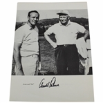 Arnold Palmer Signed Photograph with Ike at Laurel Valley GC JSA ALOA