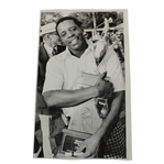 Lee Elder Holding The Monsanto Open Trophy 1974 Photo