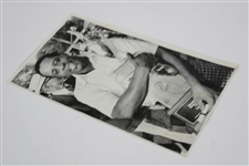 Lee Elder Holding The Monsanto Open Trophy 1974 Photo