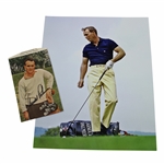 Two (2) Arnold Palmer Photos - One Signed JSA ALOA