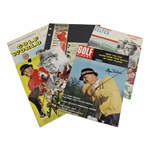 Byron Nelson, Sam Snead & Three (3) others Signed Magazine Covers JSA ALOA