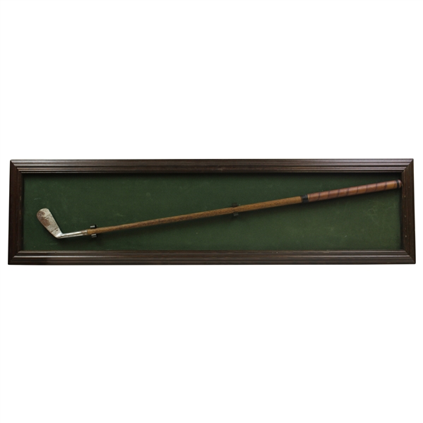Replica A.L. Johnson & Co. "Freddy" Club with Shaft Stamp - Memorial Tournament Display
