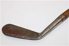 Replica A.L. Johnson & Co. Freddy Club with Shaft Stamp - Memorial Tournament Display