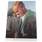 Jack Nicklaus Signed Masters Green Jacket Magazine Page JSA ALOA