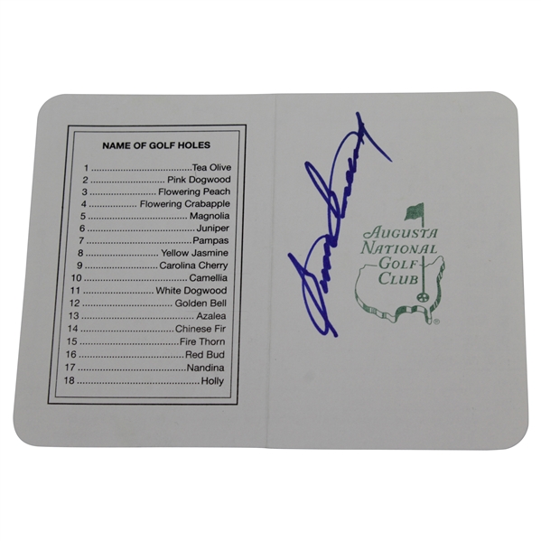 Sam Snead Signed Augusta National Golf Club Scorecard JSA ALOA