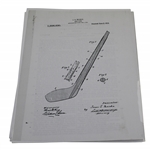 Mackie Golf Club Patent Paper Booklet - Patented June 2, 1914