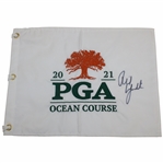 Phil Mickelson Signed 2021 PGA Championship Embroidered Flag JSA ALOA