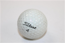 MLB Legend Mark McGwire Signed Titleist 4 Logo Golf Ball JSA ALOA