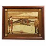 The Tony Jacklin Collection The Swilken Burn Engraved Wood Display