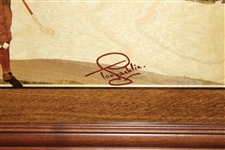 The Tony Jacklin Collection 'The Swilken Burn' Engraved Wood Display