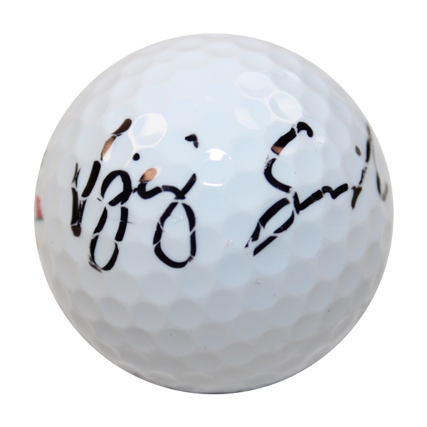 Vijay Singh Signed Titleist Masters Logo Golf Ball JSA ALOA