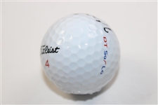 Vijay Singh Signed Titleist Masters Logo Golf Ball JSA ALOA