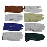 Bolt, Furgol, Furyk & Five (5) other US Open Champions Signed Golf Gloves JSA ALOA