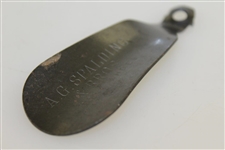 AG Spalding & Bros Golf Shoes Vintage Advertising Shoehorn