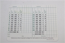 Palmer, Nicklaus & Player 'Big 3' Signed Augusta National Golf Club Scorecard JSA ALOA