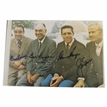 Grand Slam Hogan, Sarazen, Player & Nicklaus Signed Photo JSA ALOA