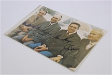 'Grand Slam' Hogan, Sarazen, Player & Nicklaus Signed Photo JSA ALOA