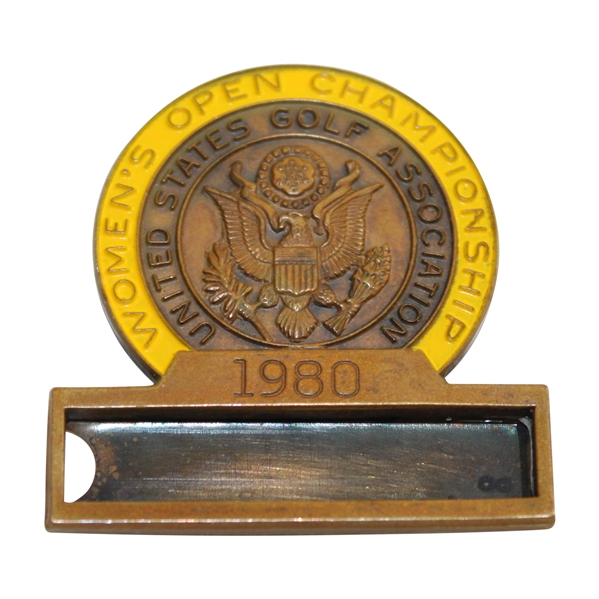 1980 Women’s U.S. Open Golf Championship Contestant Badge Richland CC Nashville Amy Alcott Winner