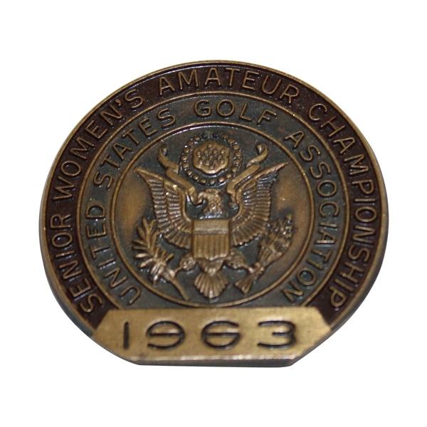 1963 USGA Senior Women’s Amateur Championship Contestant Badge CC of Florida