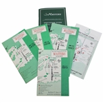 Five (5) Masters Tournament Spectator Guides - 1973, 1975, 1978, 1987, 1997 & 2022