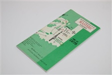 Five (5) Masters Tournament Spectator Guides - 1973, 1975, 1978, 1987, 1997 & 2022