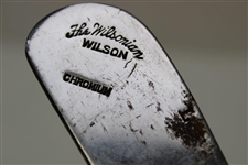 The Wilsonian L Chromium Aim Rite Hickory Putter